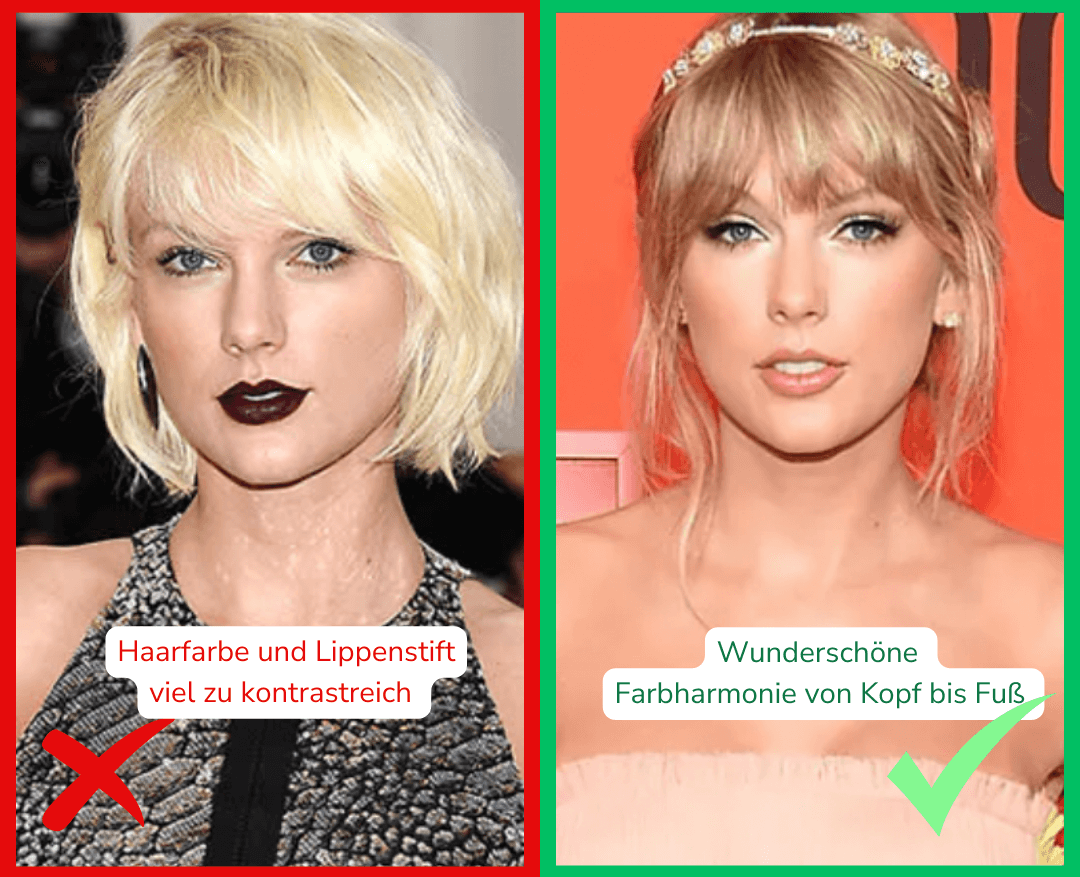 Voreingenommenheit bei der Farbtyp-Selbstanalyse