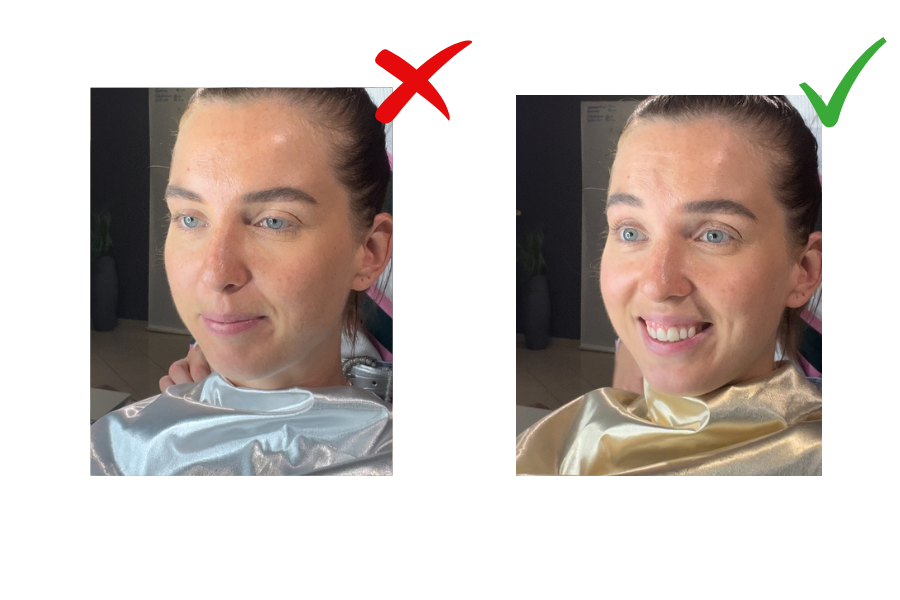 Vergleich: Silbertuch vs. Goldtuch – warmer Hauttyp